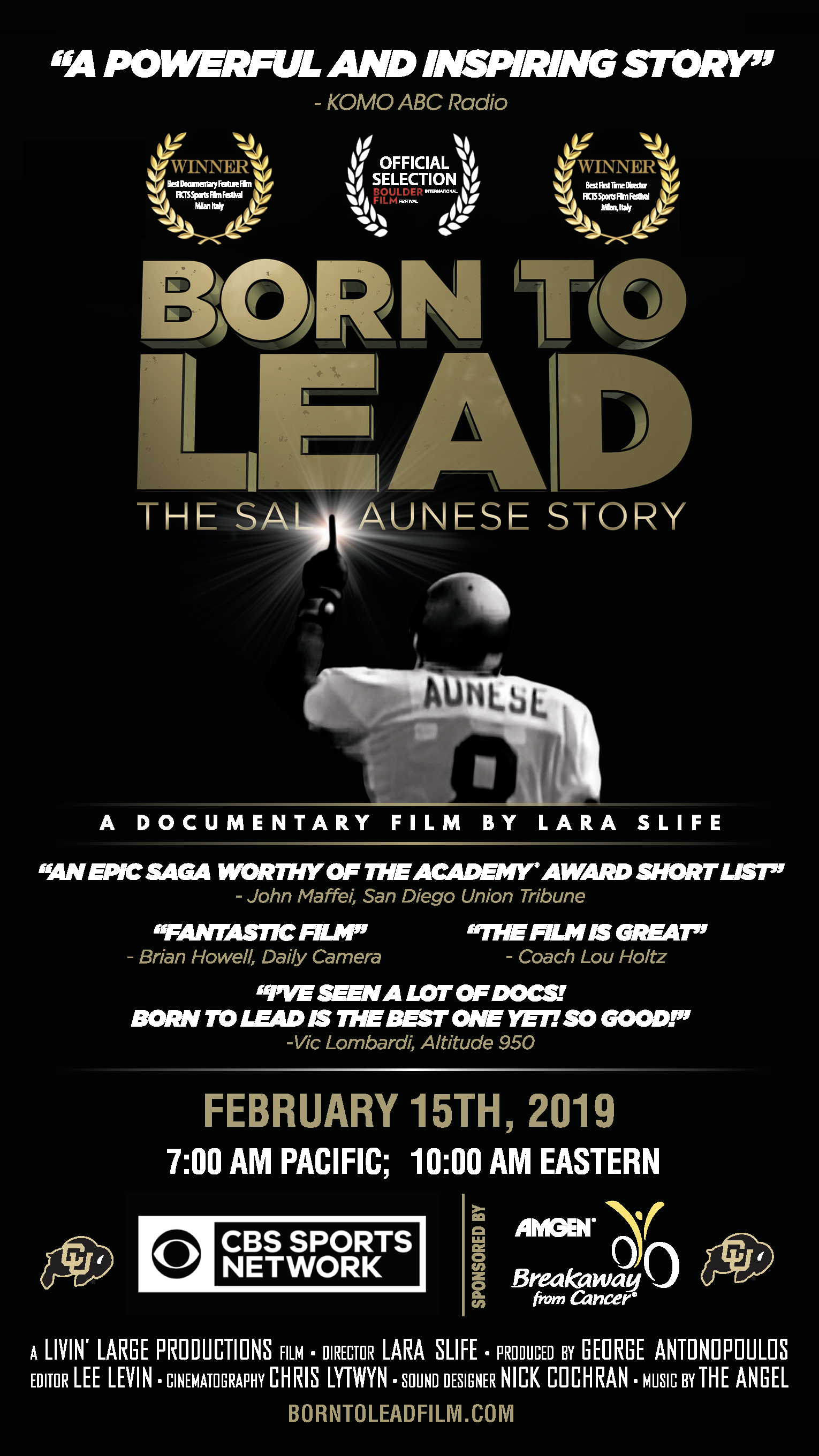Born To Lead - CBS Sports Encore Presentation