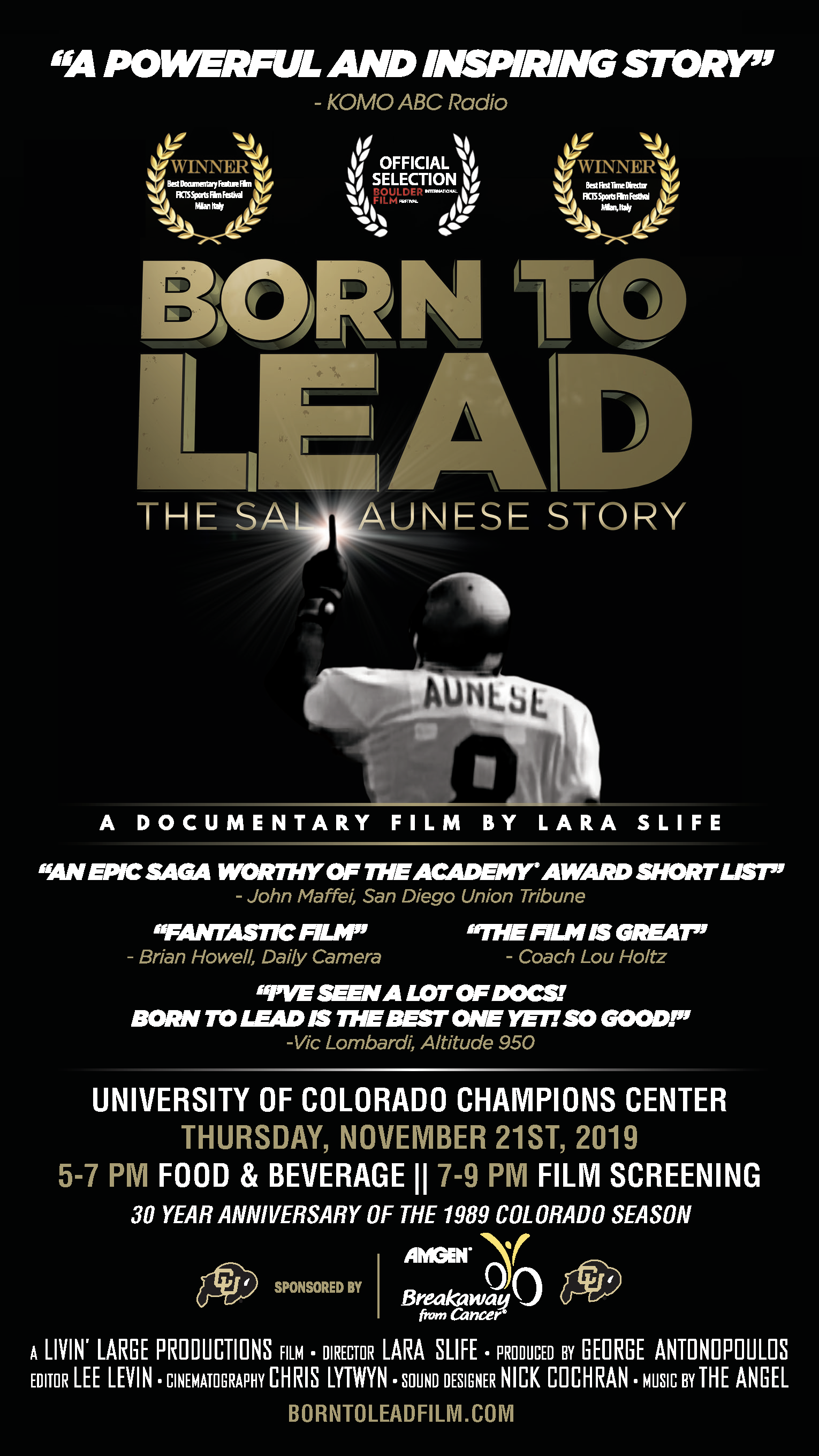 30th Anniversary of 1989 Colorado Football Season