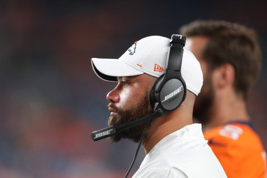 Whirlwind of three starters marks T.C. McCartney’s first year as Broncos quarterbacks coach